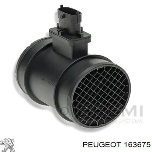Sensor De Flujo De Aire/Medidor De Flujo (Flujo de Aire Masibo) 163675 Peugeot/Citroen