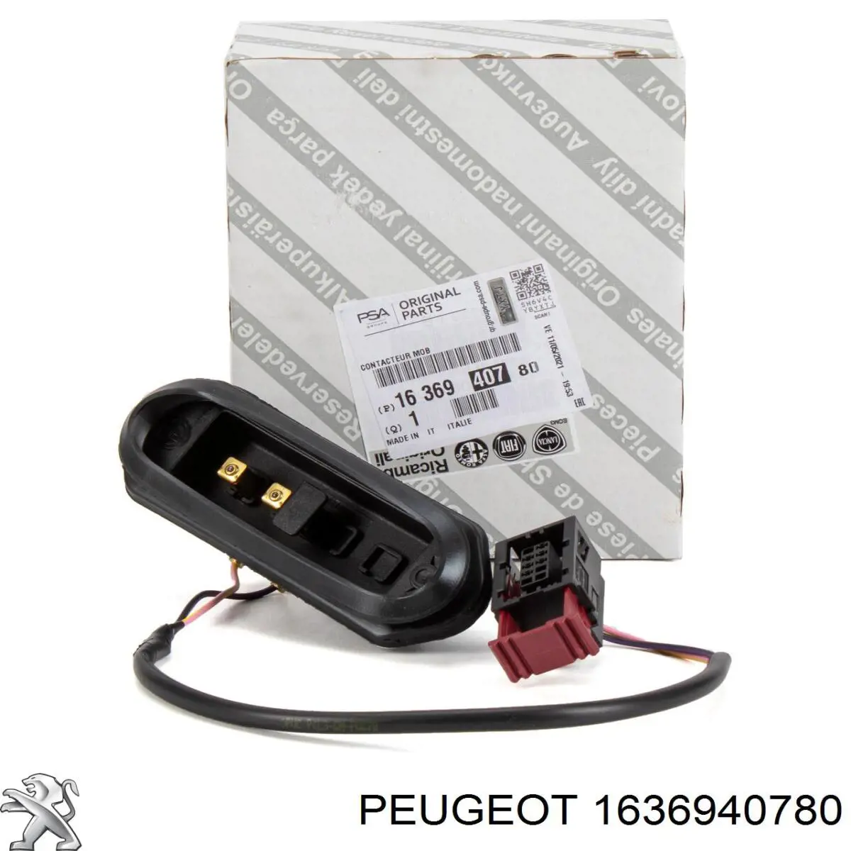 1636940780 Peugeot/Citroen sensor de fechamento de portas (interruptor de fim de carreira)