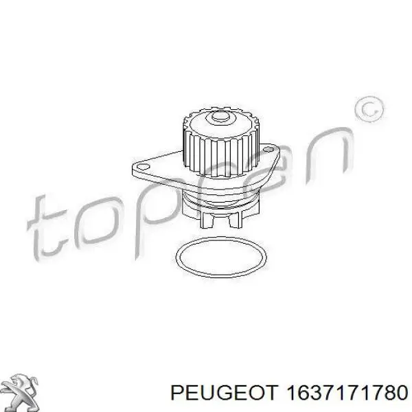 Помпа 1637171780 Peugeot/Citroen