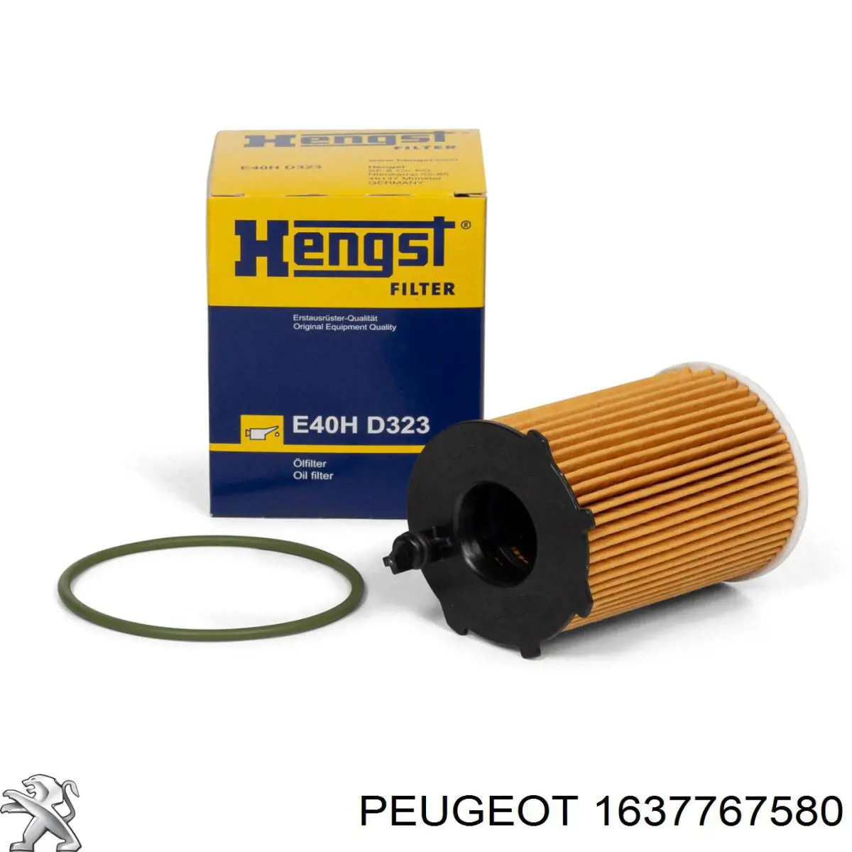 Filtro de aceite 1637767580 Peugeot/Citroen