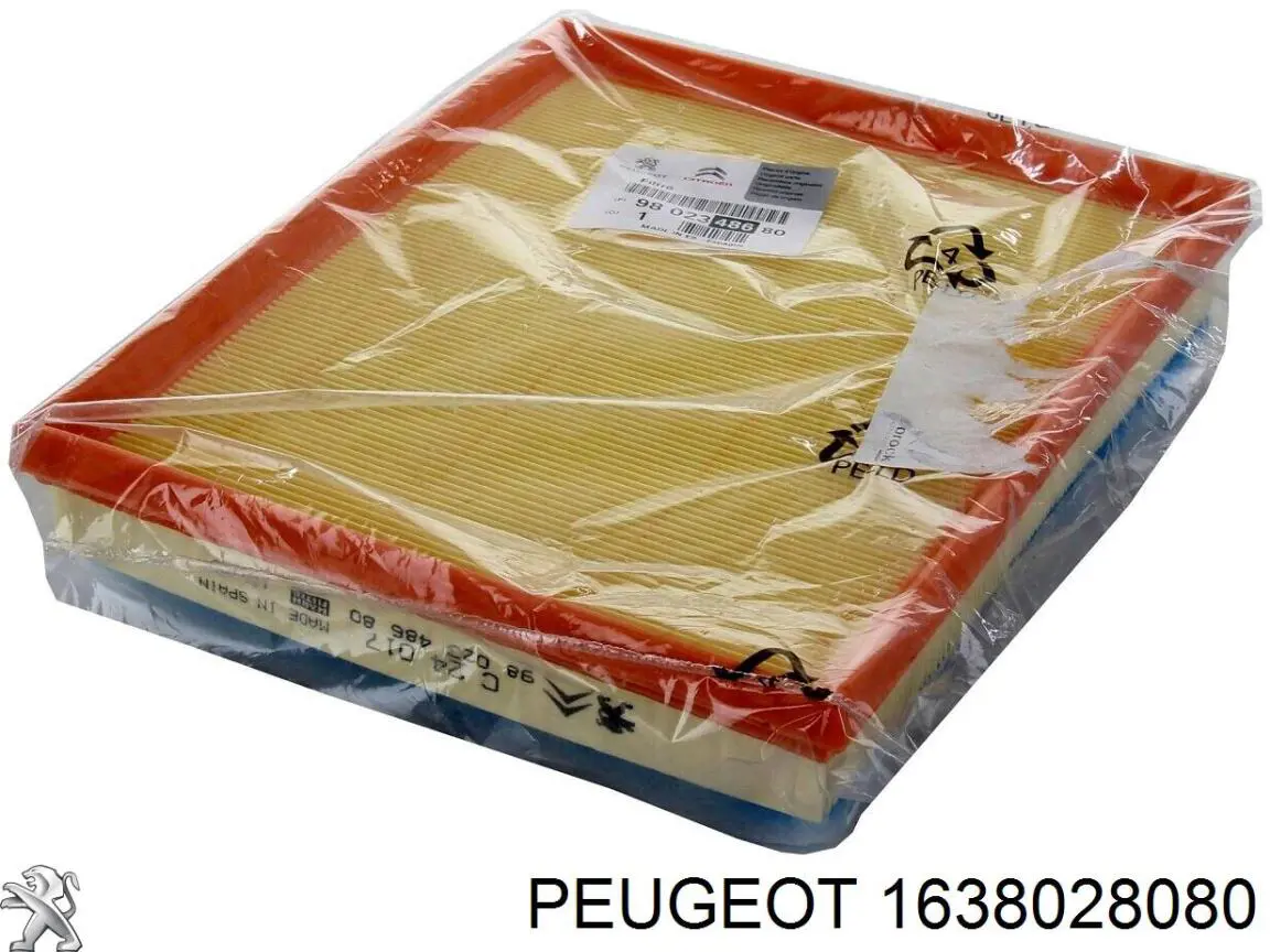 1638028080 Peugeot/Citroen Воздушный фильтр двигателя