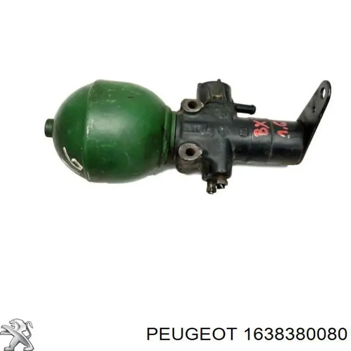 Купить 1638380080 Peugeot/Citroen Гидроаккумулятор системы амортизации передний
