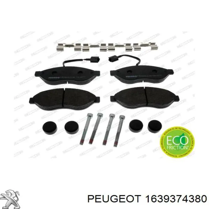 Колодки Peugeot/Citroen 1639374380 цена, от 30.74 USD