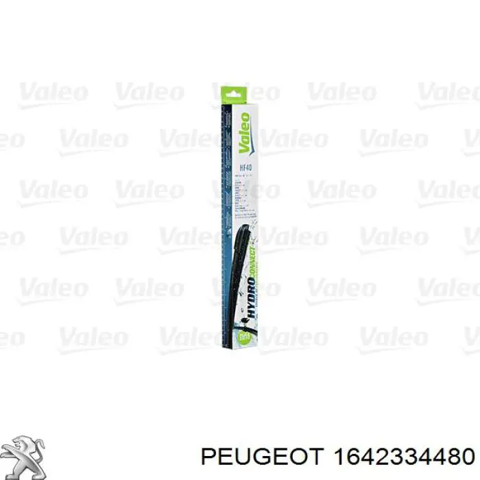 Щітка-двірник лобового скла, пасажирська 1642334480 Peugeot/Citroen