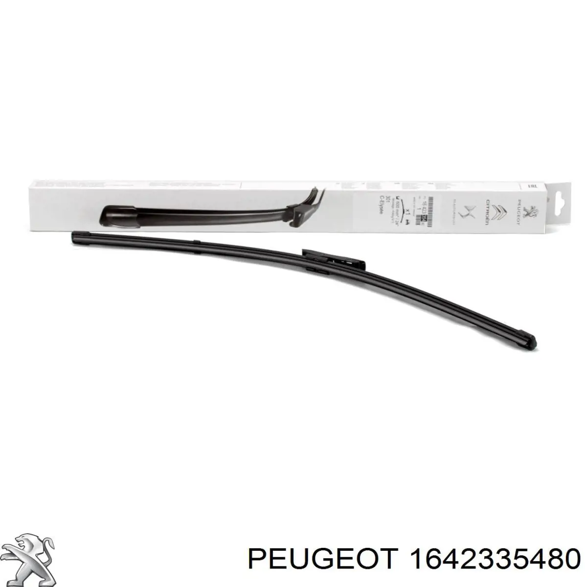 Щетка-дворник лобового стекла водительская Peugeot/Citroen 1642335480