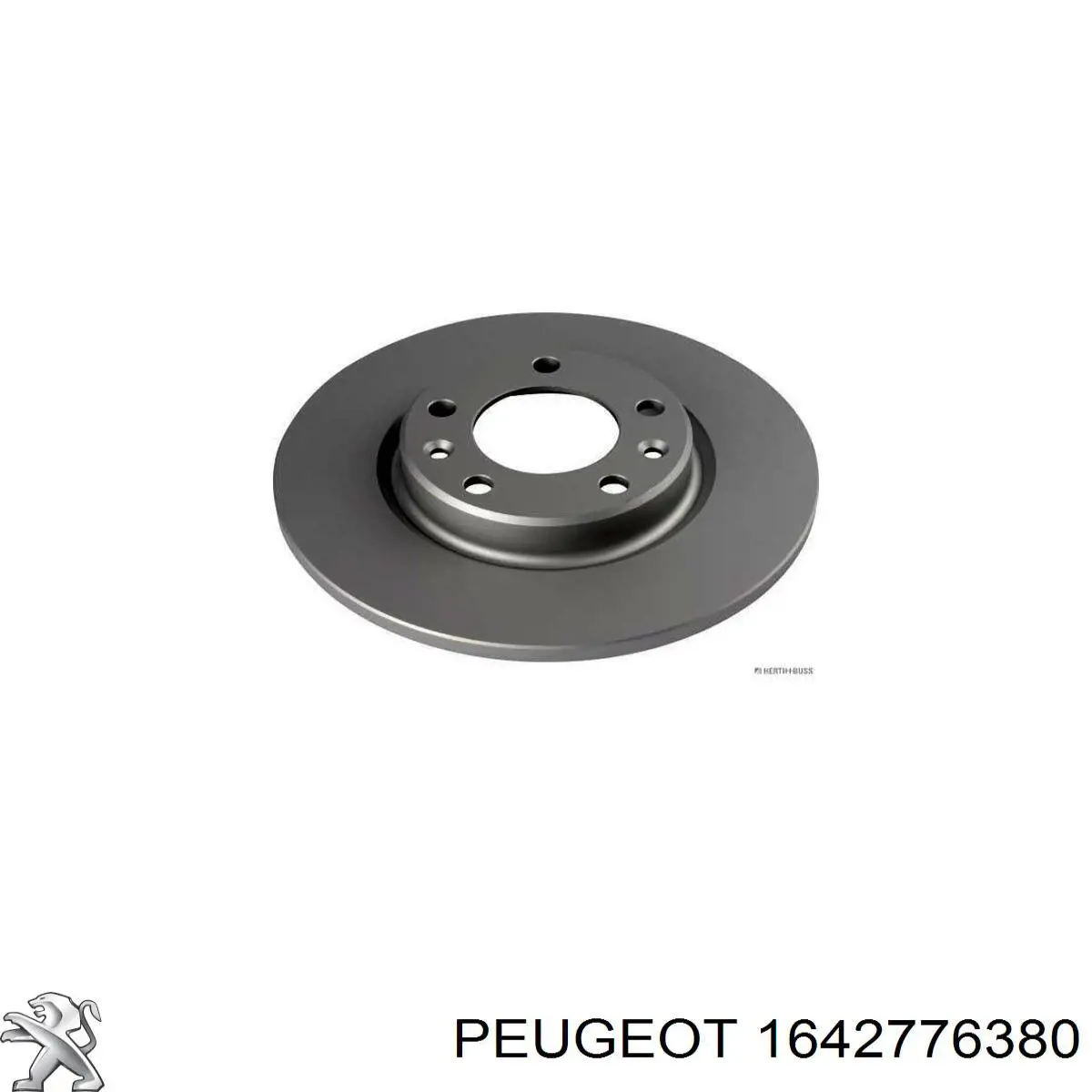 Тормозные диски 1642776380 Peugeot/Citroen
