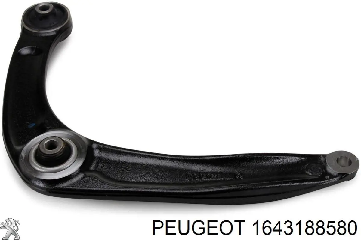 Barra oscilante, suspensión de ruedas delantera, inferior izquierda 1643188580 Peugeot/Citroen