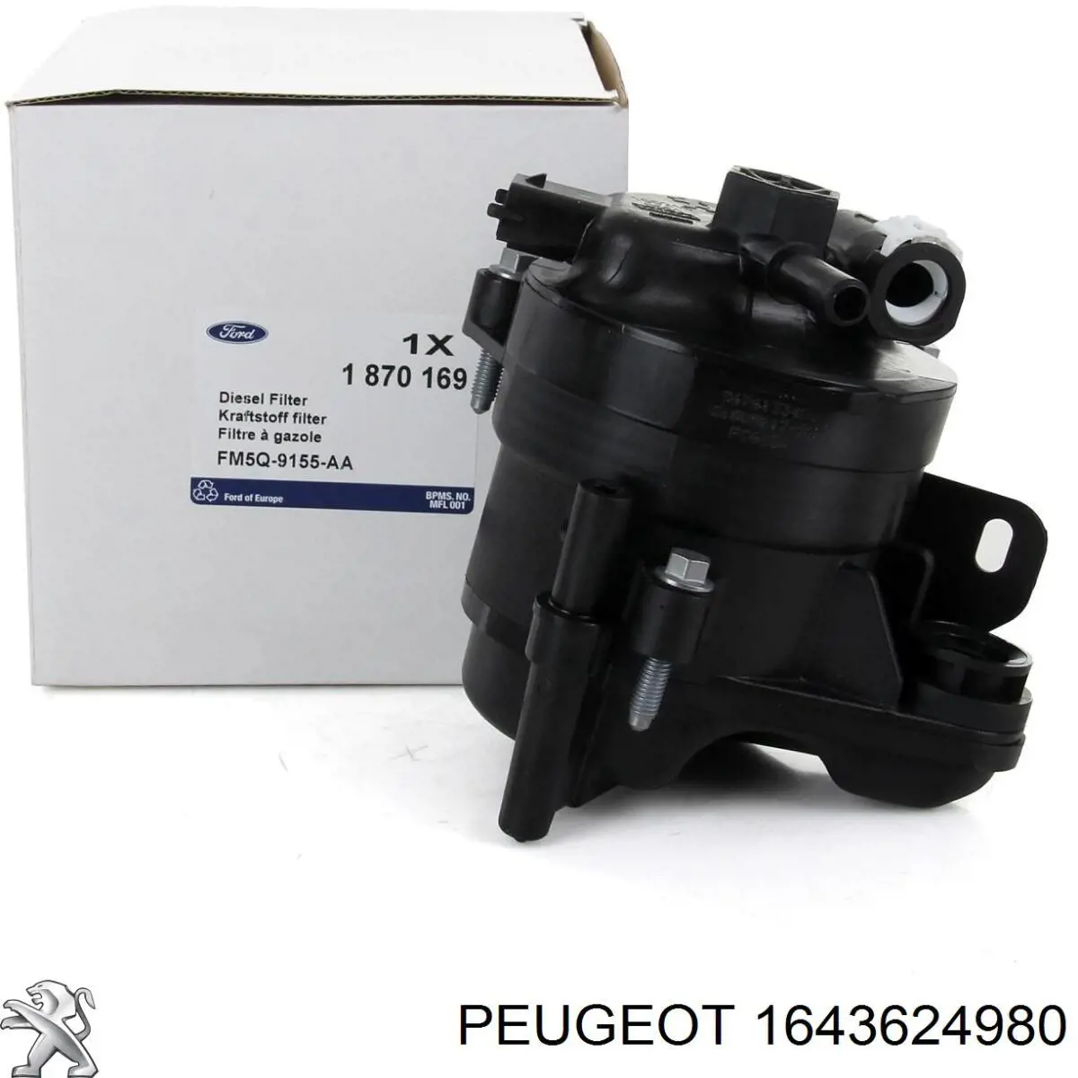 Топливный фильтр 1643624980 Peugeot/Citroen