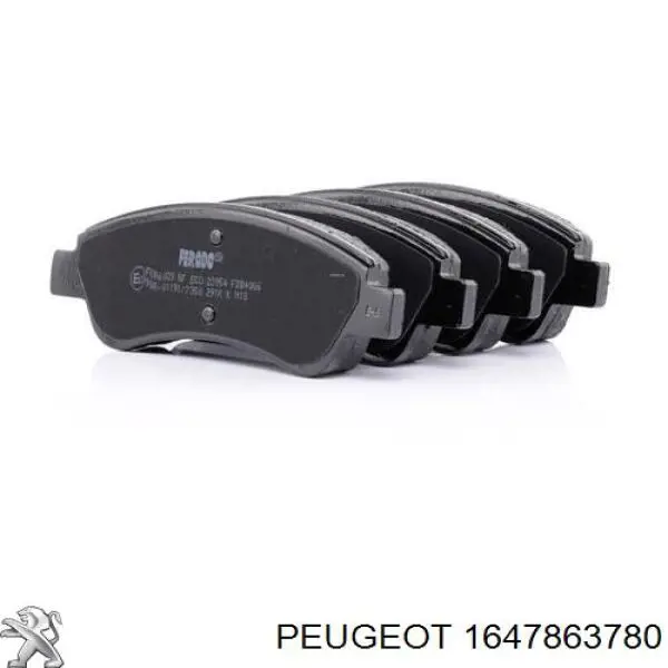 Купить 1647863780 Peugeot/Citroen Колодки тормозные