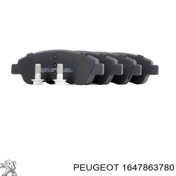Тормозные колодки Peugeot/Citroen 1647863780