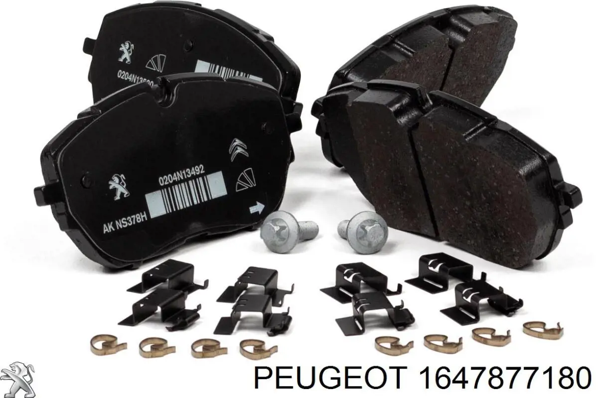 Купить 1647877180 Peugeot/Citroen Колодки тормозные