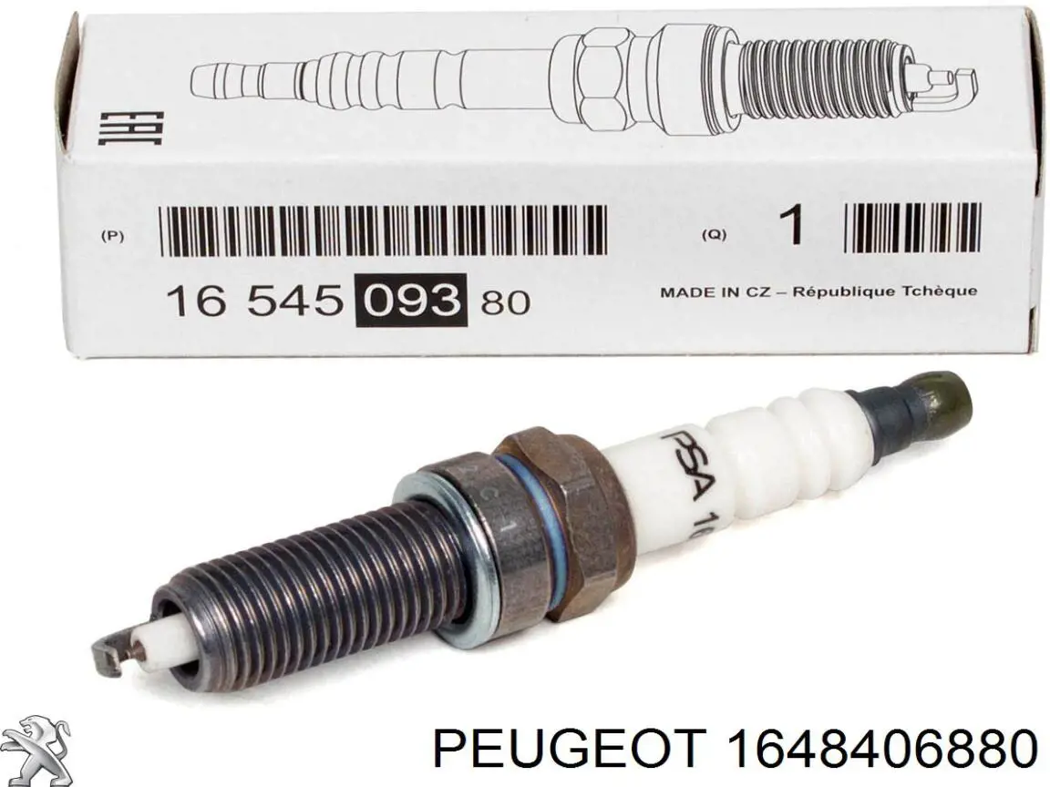 Свечи зажигания 1648406880 Peugeot/Citroen
