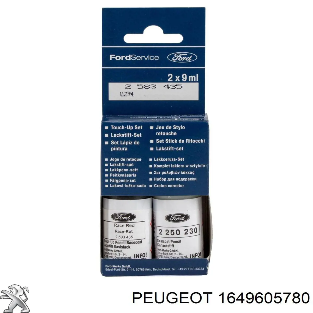 Подкраска (карандаш) ZC9888240U Peugeot/Citroen