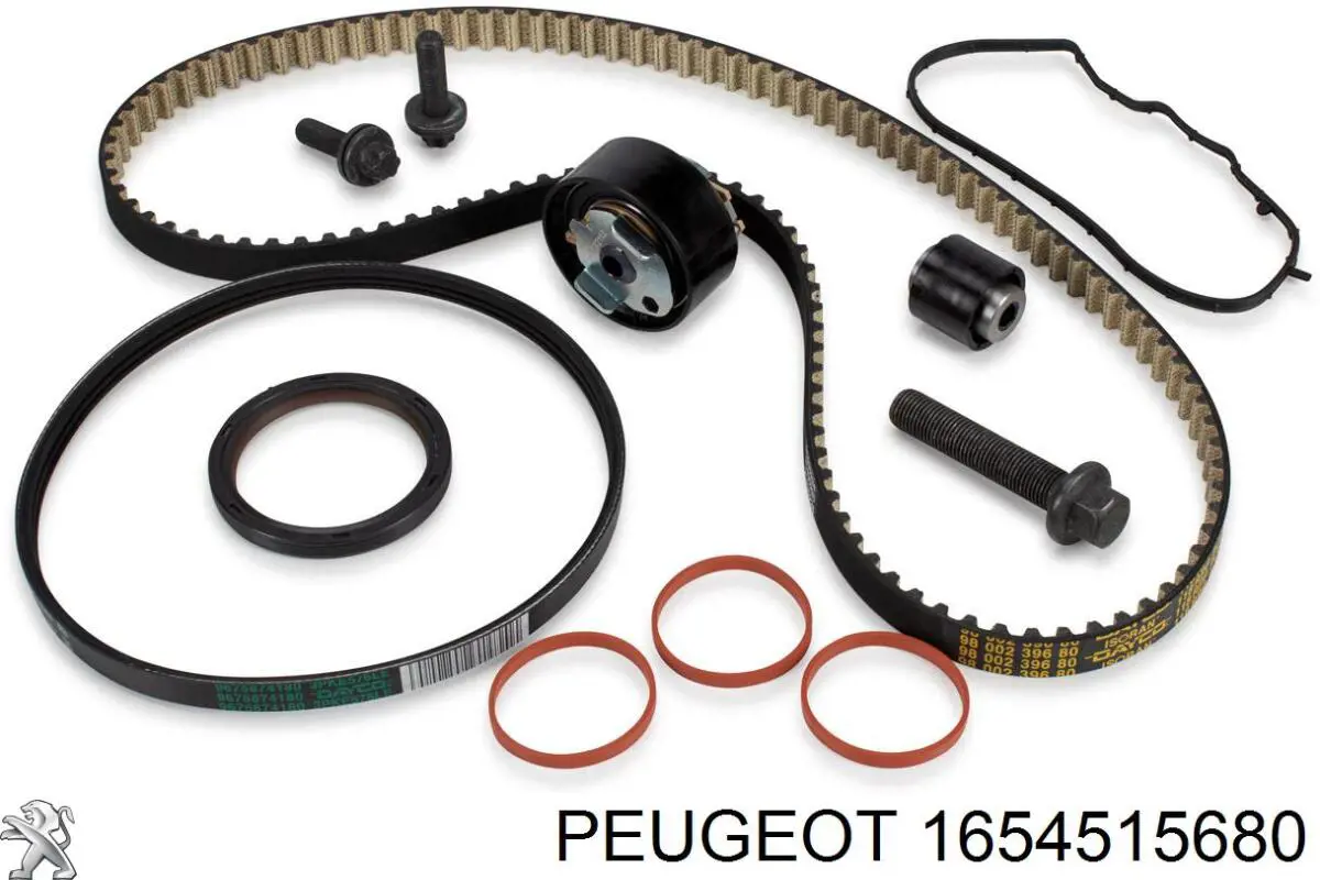 1654515680 Peugeot/Citroen correia do mecanismo de distribuição de gás, kit