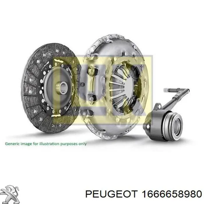 Цилиндр сцепления рабочий с выжимным подшипником Peugeot/Citroen 1666658980 цена, от 63.01 USD