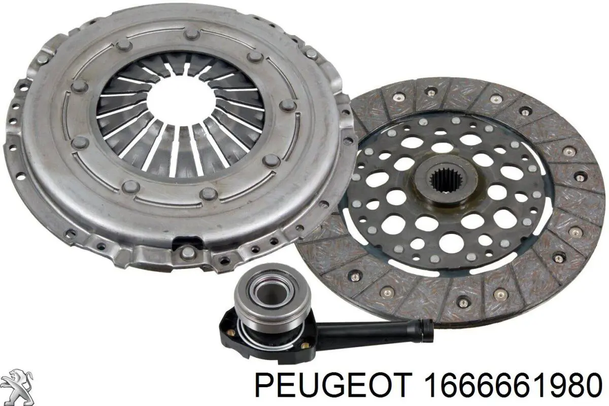 1666661980 Peugeot/Citroen рабочий цилиндр сцепления в сборе с выжимным подшипником