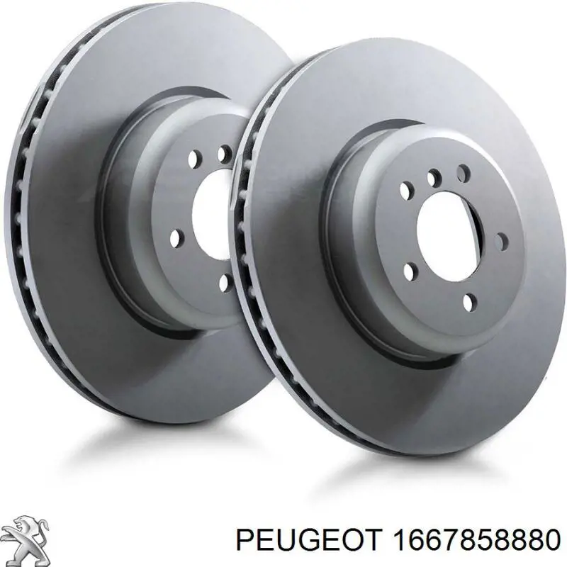 Передний тормозной диск Peugeot/Citroen 1667858880