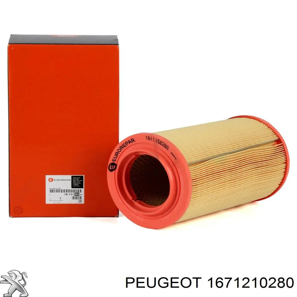 Корпус воздушного фильтра Peugeot/Citroen 1671210280