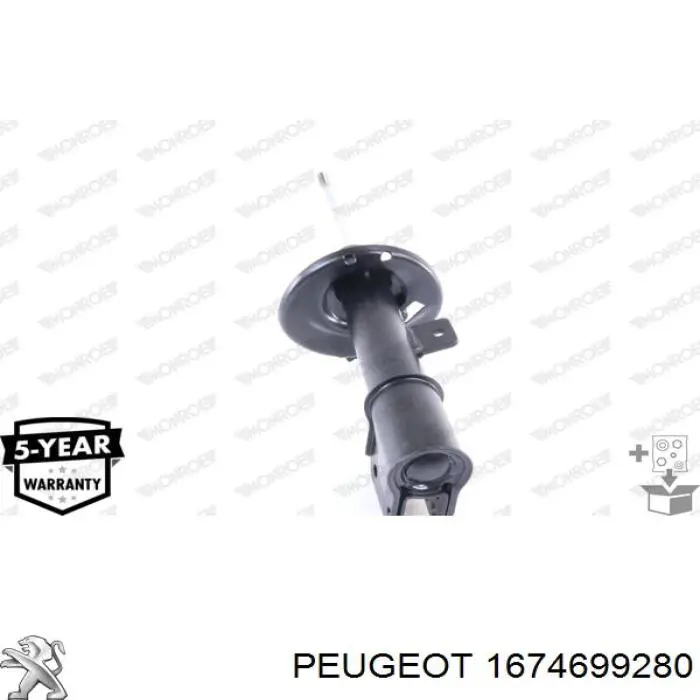 Амортизатор подвески передний левый Peugeot/Citroen 1674699280 цена, от 52.82 USD