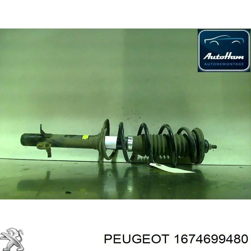 Амортизатор передний правый 1674699480 Peugeot/Citroen