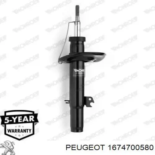 Амортизатор передней подвески левой Peugeot/Citroen 1674700580 цена, от 38.95 USD