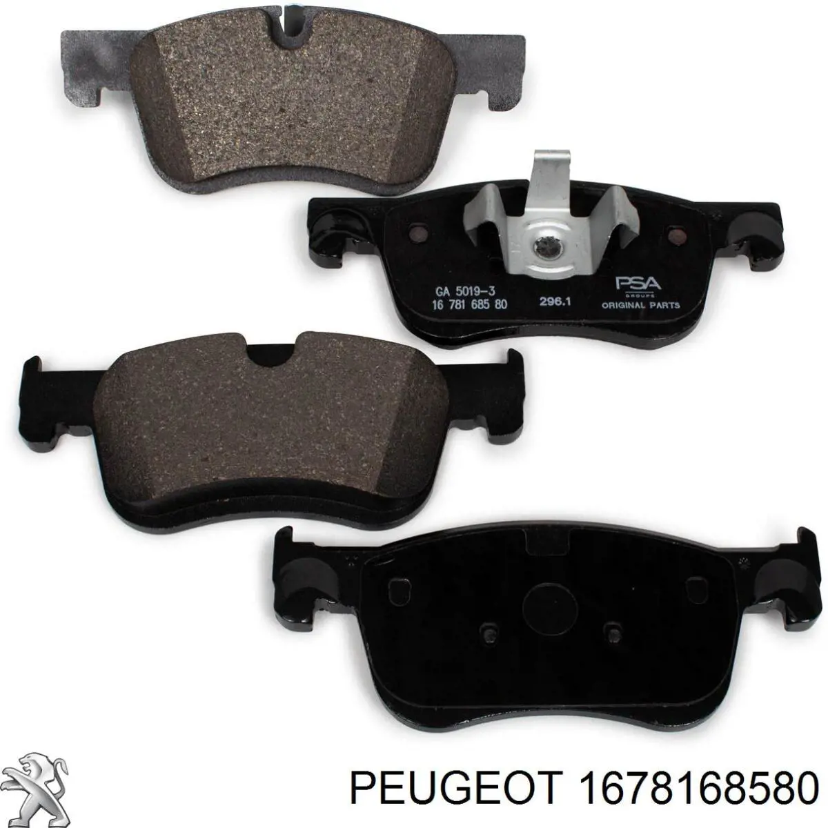 Pastillas de freno delanteras 1678168580 Peugeot/Citroen