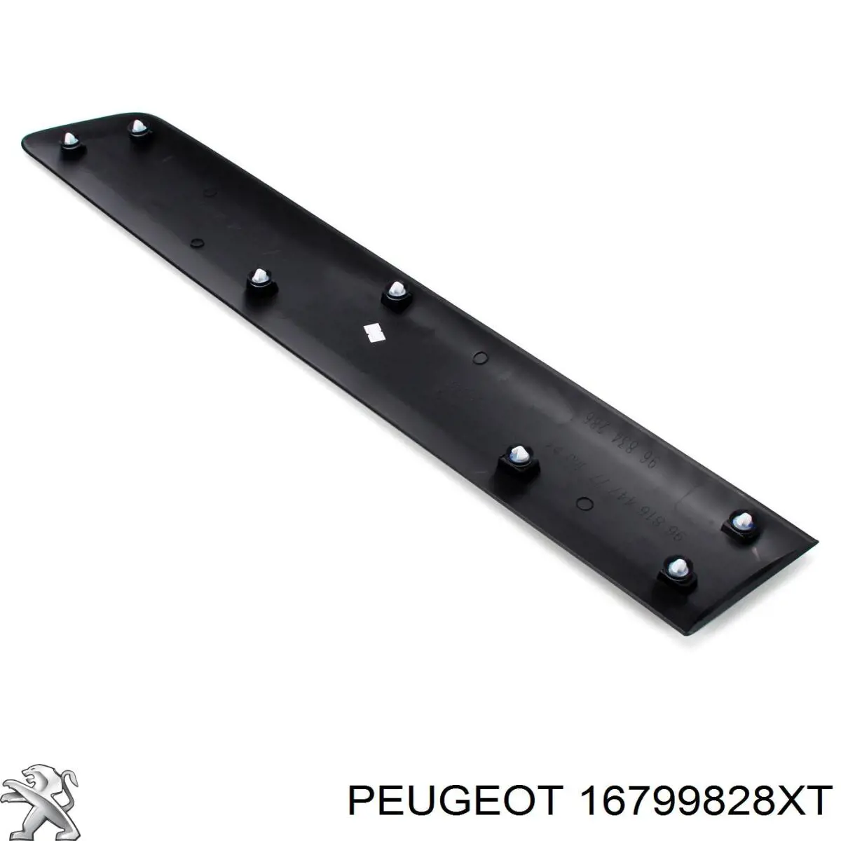 16799828XT PEUGEOT Moldura de puerta corrediza original y equivalente