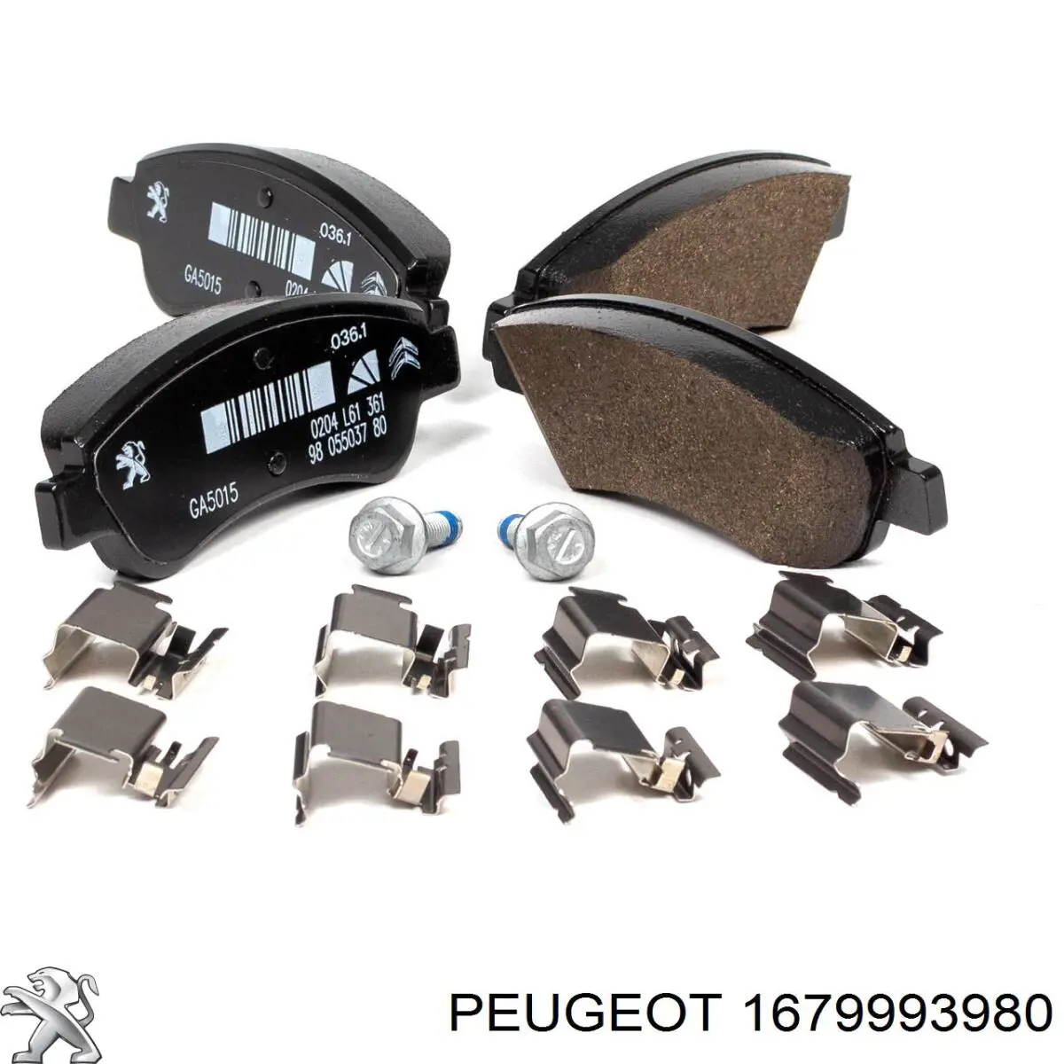 Передние тормозные колодки 1679993980 Peugeot/Citroen