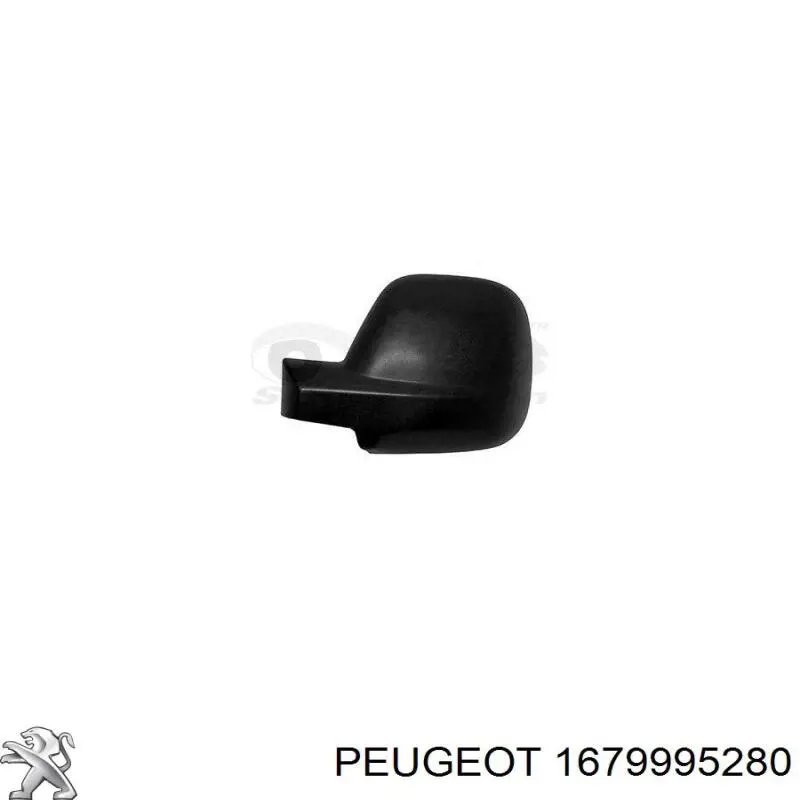 Накладка (крышка) зеркала заднего вида левая 1679995280 Peugeot/Citroen