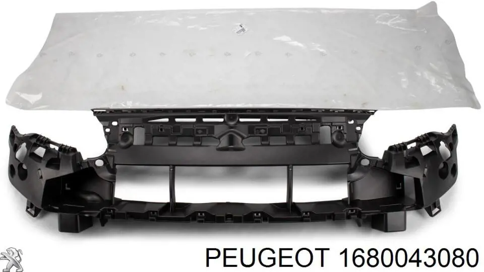 Soporte de parachoques delantero central 1680043080 Peugeot/Citroen