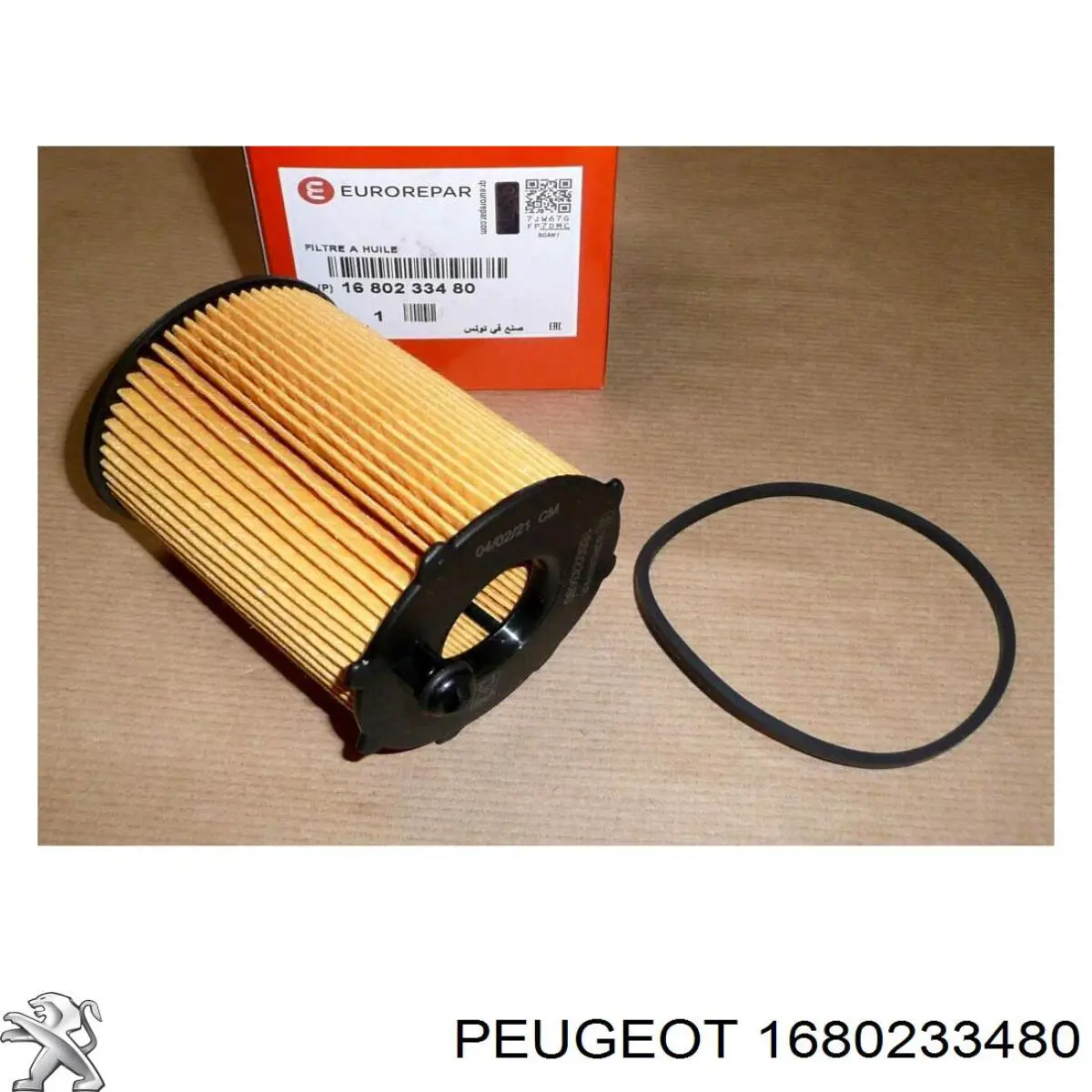 Filtro de aceite 1680233480 Peugeot/Citroen