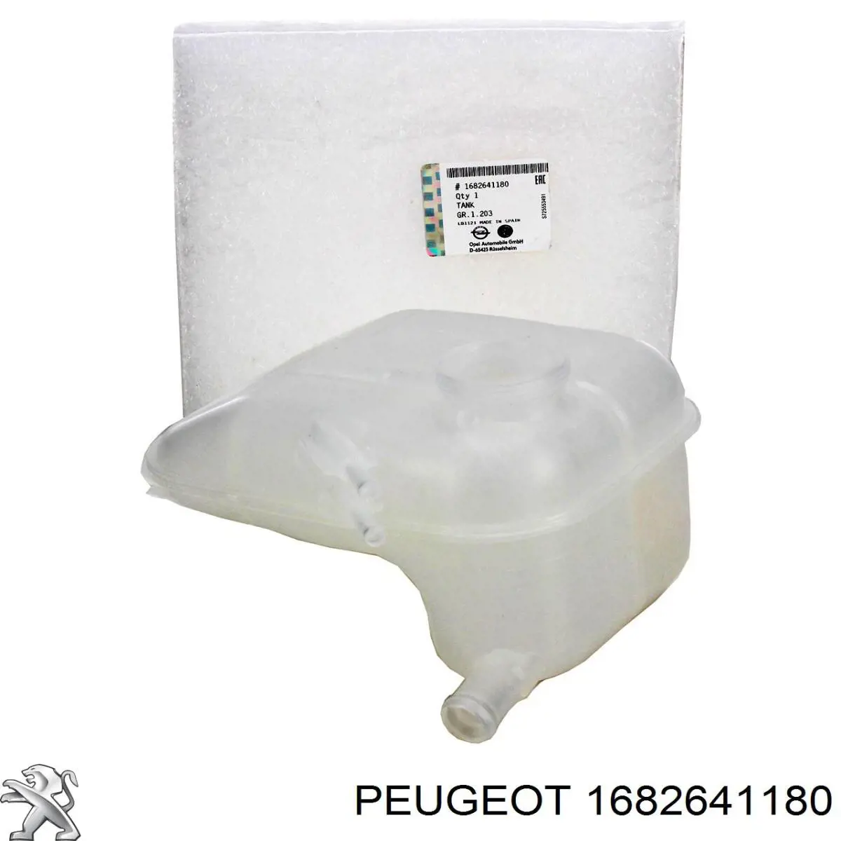 Бачок системы охлаждения расширительный Peugeot/Citroen 1682641180
