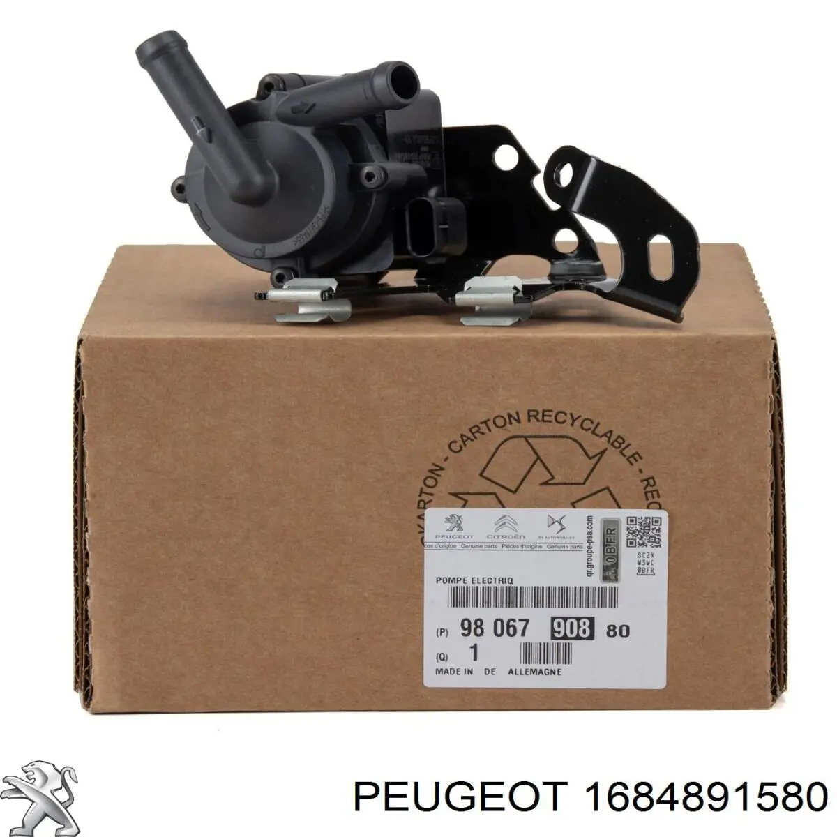 Купить 1684891580 Peugeot/Citroen Насос охлаждения