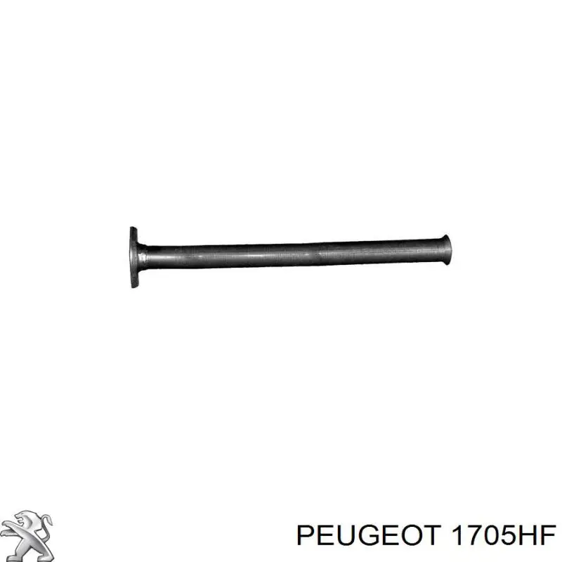 Приёмная труба 1705HF Peugeot/Citroen