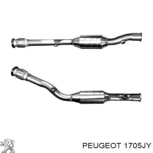 Каталитический нейтрализатор отработавших газов Peugeot/Citroen 1705JY цена, от 160.21 USD