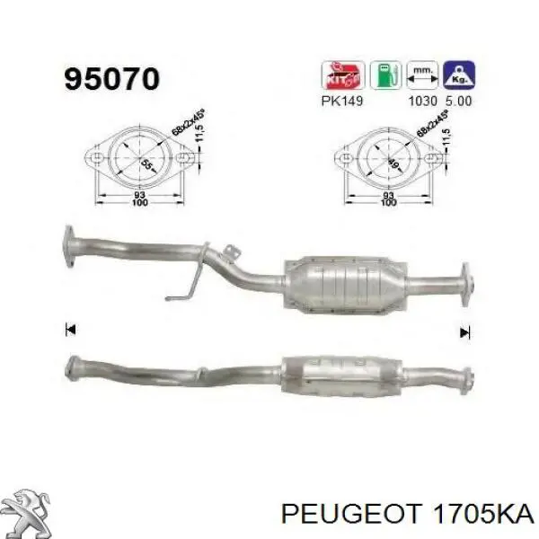  1705KA Peugeot/Citroen