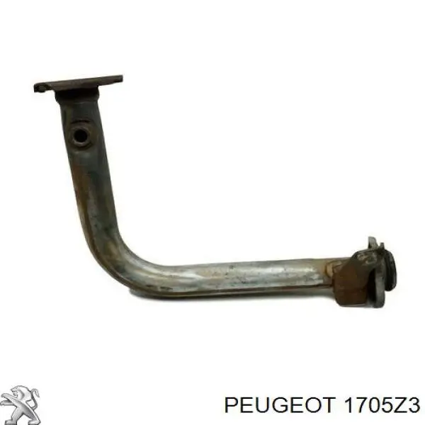 Приёмная труба 1705Z3 Peugeot/Citroen