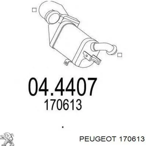 Каталитический нейтрализатор отработавших газов Peugeot/Citroen 1705ZJ цена, от 57.02 USD
