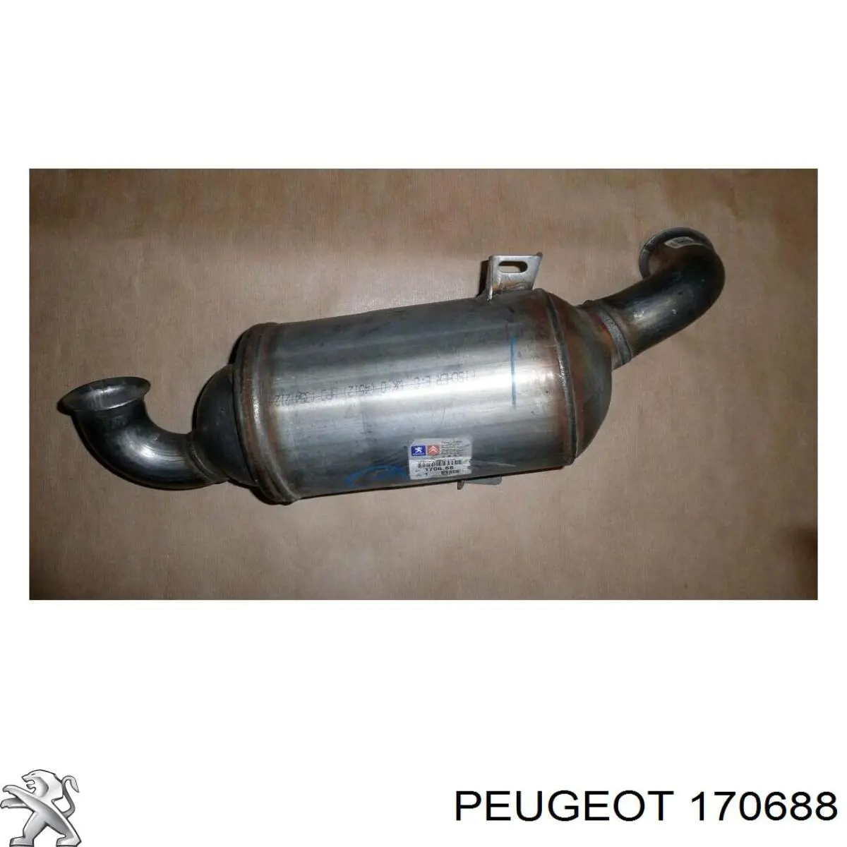 170688 Peugeot/Citroen конвертор - катализатор