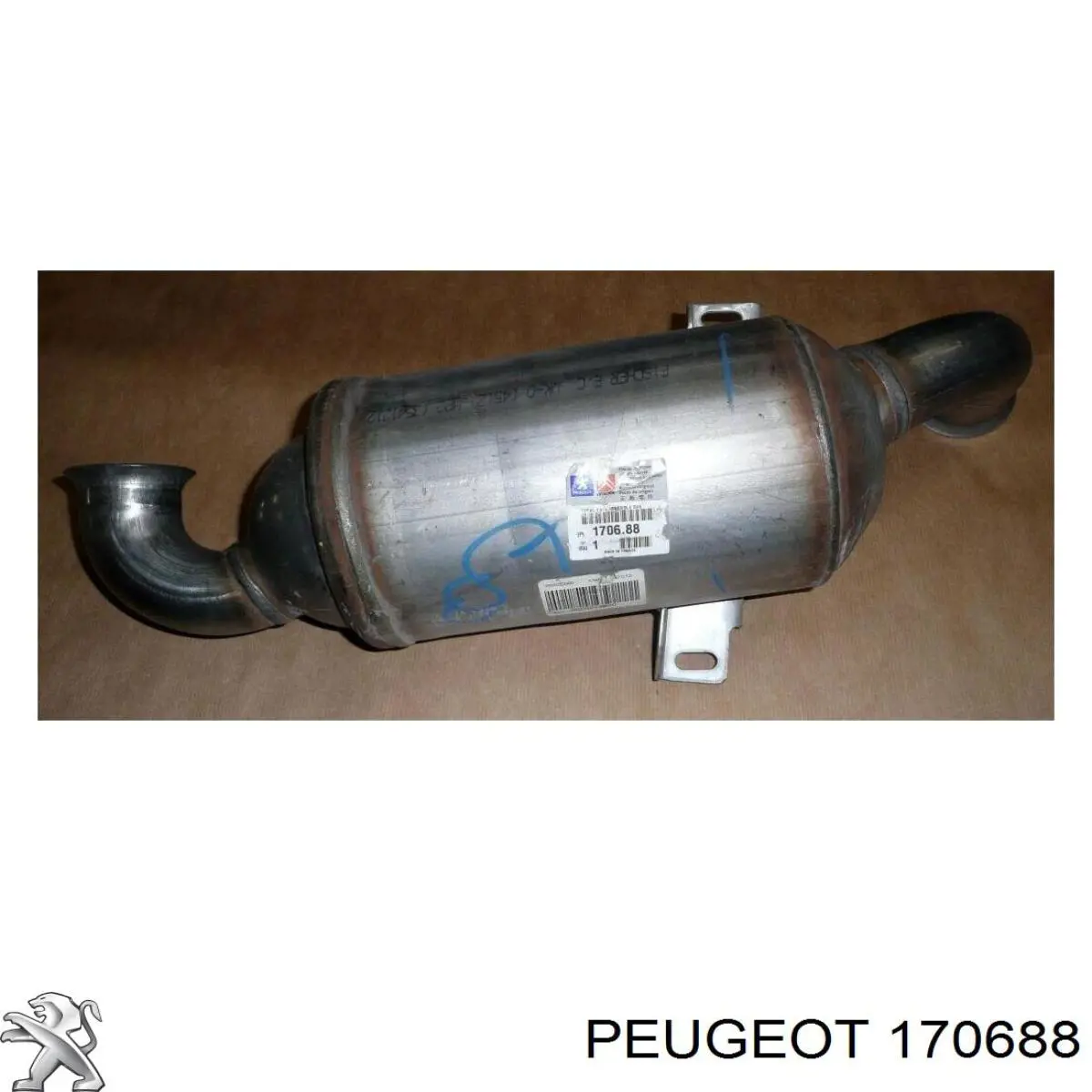 Каталитический нейтрализатор отработавших газов Peugeot/Citroen 1706A7 цена, от 215.09 USD