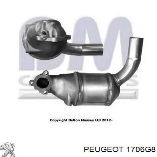 Гофра приемной трубы Peugeot/Citroen 170675 цена, от 68.53 USD