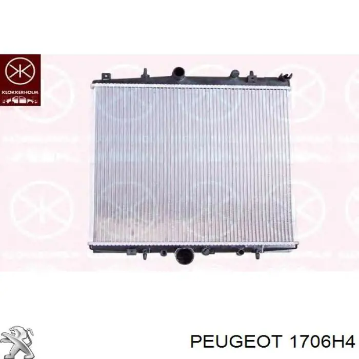 1706H4 Peugeot/Citroen Глушитель центральный