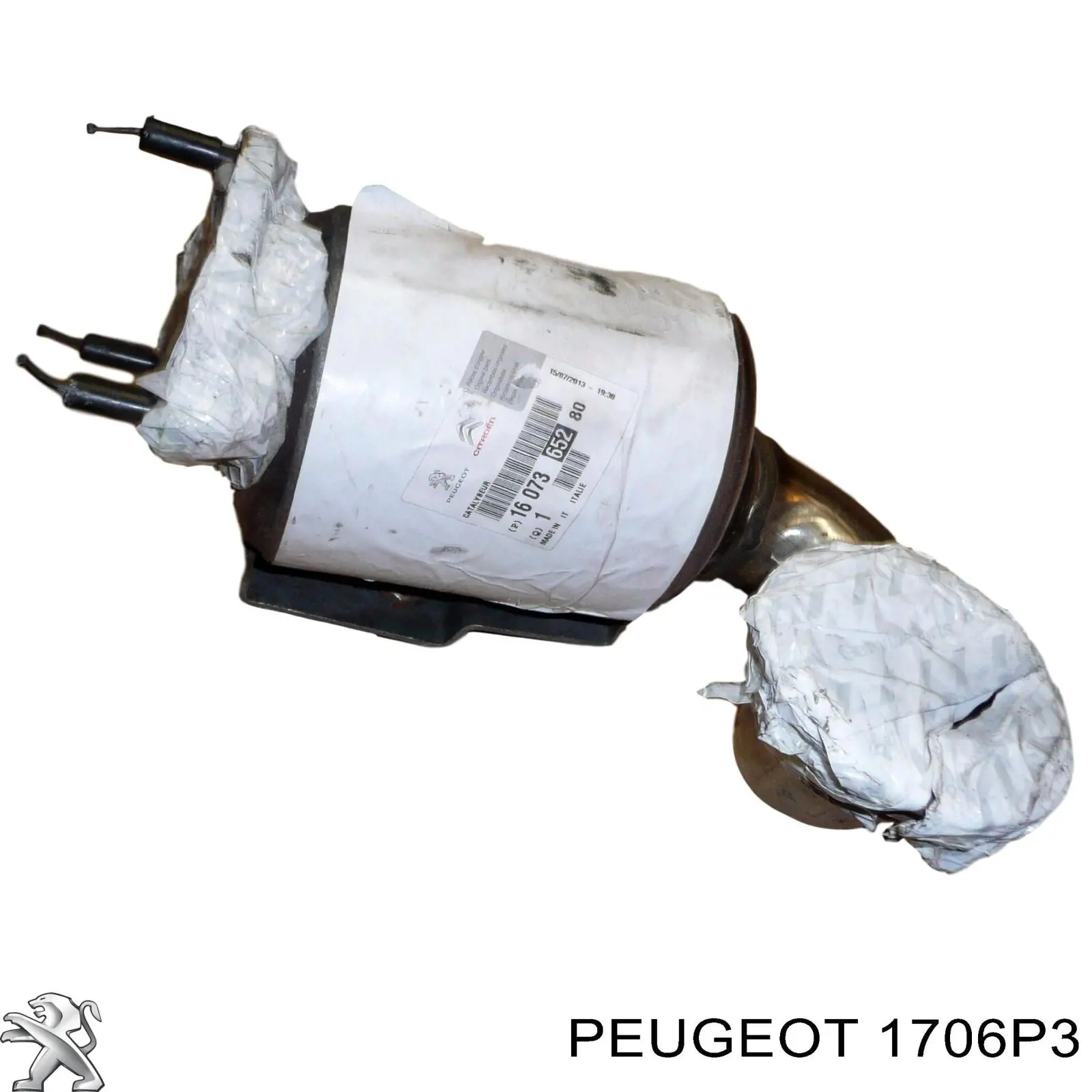 Купить 1706P3 Peugeot/Citroen Преобразователь отработавших газов