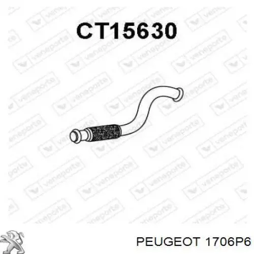 Купить 1706P6 Peugeot/Citroen Приёмная труба
