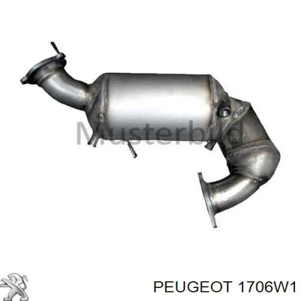 Катализатор Peugeot/Citroen 1706W1