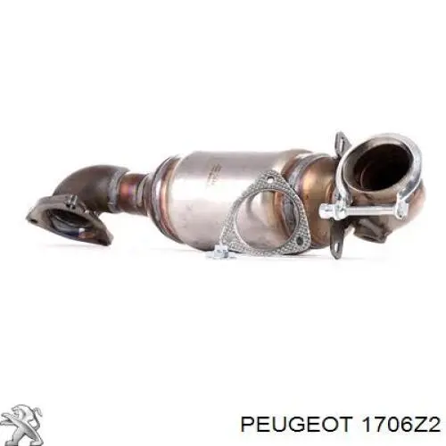 1706Z2 Peugeot/Citroen конвертор - катализатор