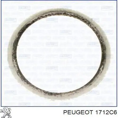 Кольцо приемной трубы глушителя Peugeot/Citroen 1712C6