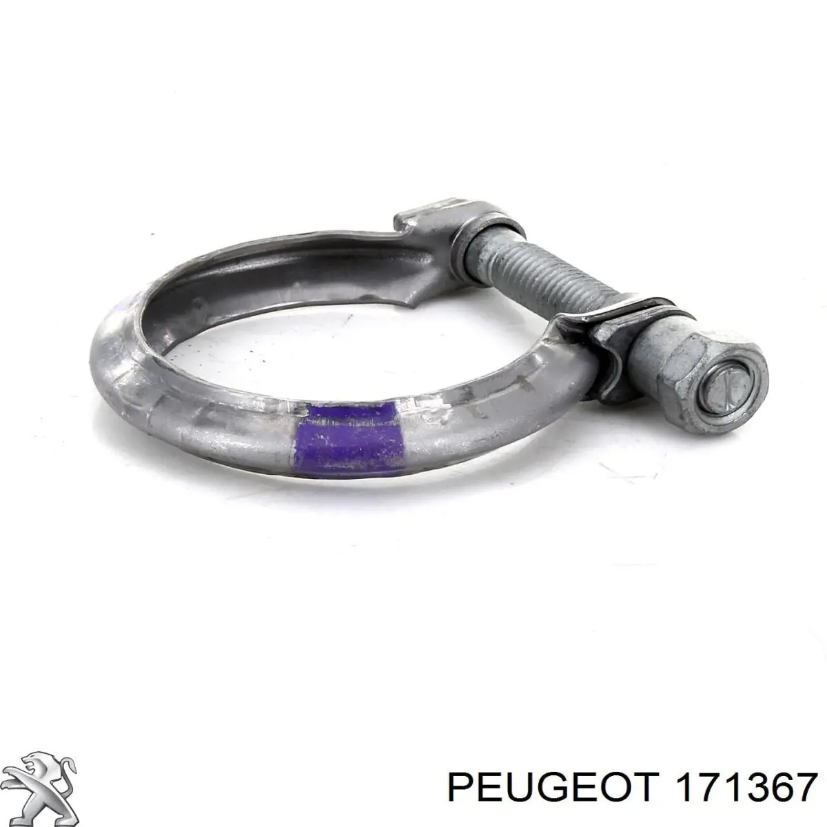 Abrazadera de silenciador delantera 171367 Peugeot/Citroen