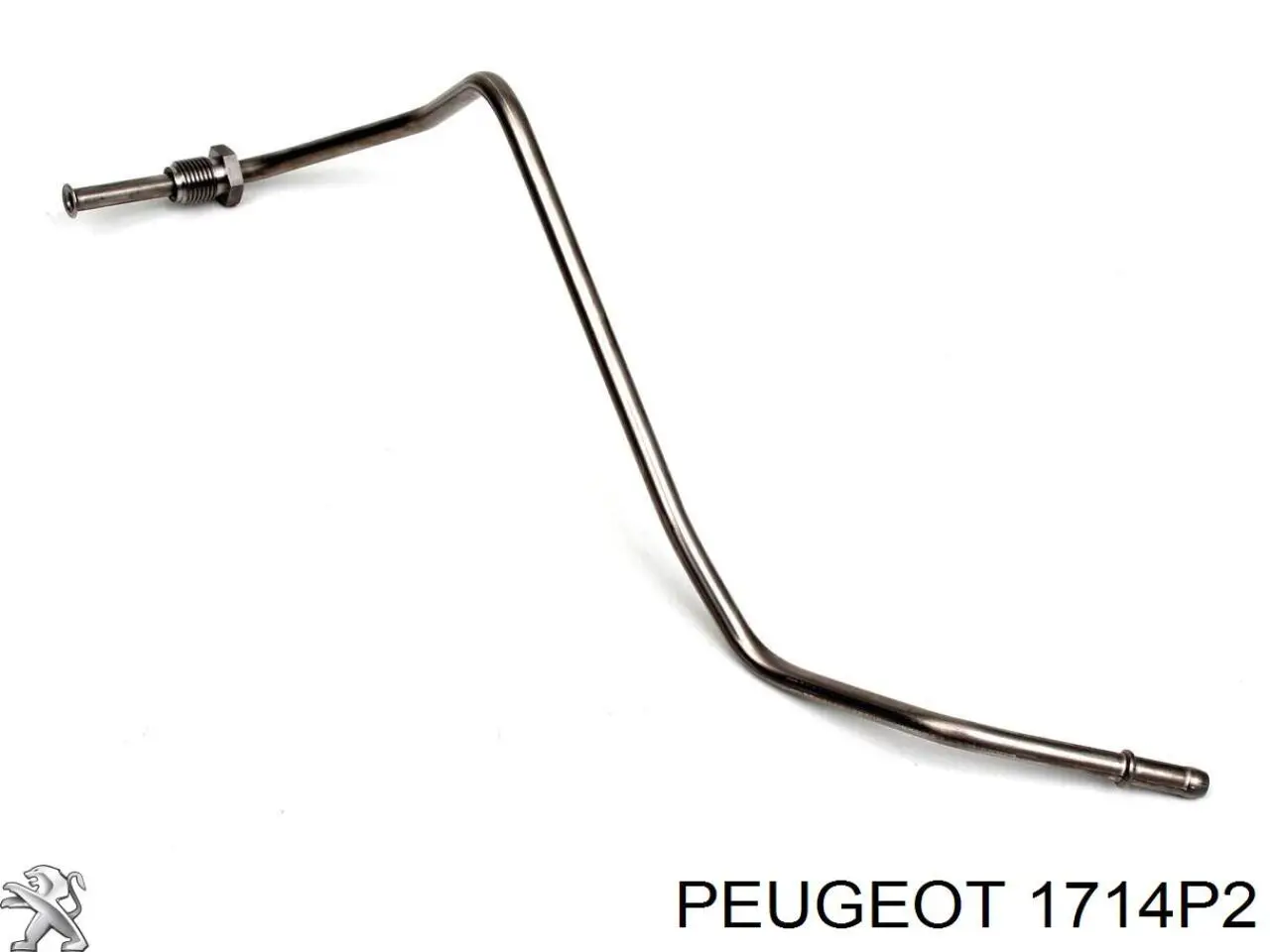 Tubo sensor de presión de escape 1714P2 Peugeot/Citroen