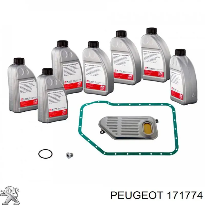 Центральная часть глушителя 171774 Peugeot/Citroen